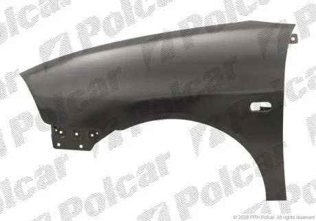 Крило переднє правий, SEAT IBIZA, 02- Polcar 673002J