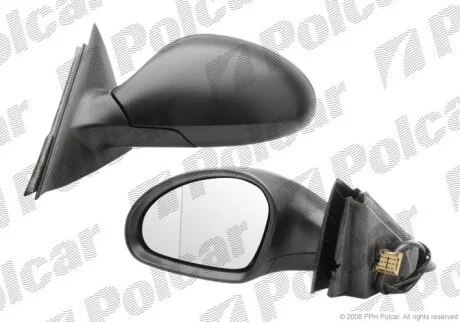 Дзеркало зовнішнє лівий, S.IBIZA/CORDOBA 02- Polcar 6730514M