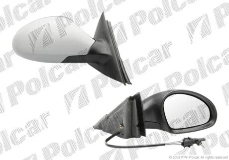 Дзеркало зовнішнє правий, S.IBIZA/CORDOBA 02- Polcar 6730522M