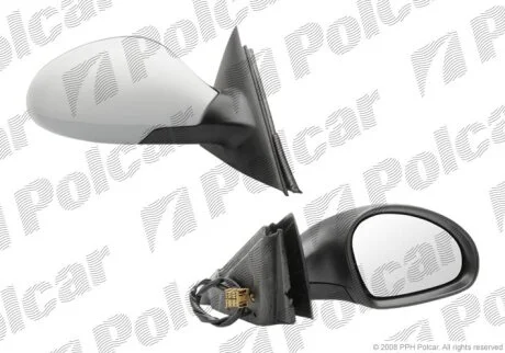 Дзеркало зовнішнє правий, S.IBIZA/CORDOBA 02- Polcar 6730525M