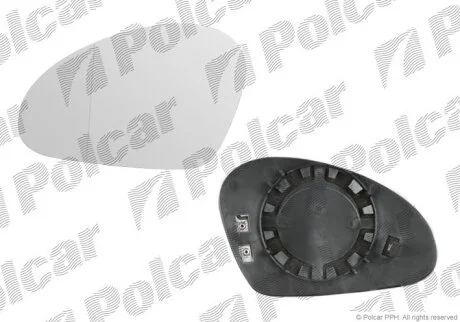 Вставка зовнішнього дзеркала лівий, SEAT LEON, 00- Polcar 6730542M