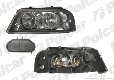 Фара основна, SEAT ALHAMBRA, 01- Polcar 6751093E
