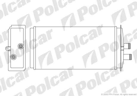 Радіатор обігріву, FELICIA 94- Polcar 6910N81