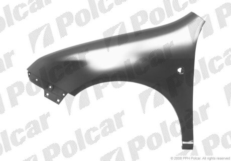Крило переднє лівий, SKODA FABIA 00- Polcar 691301J