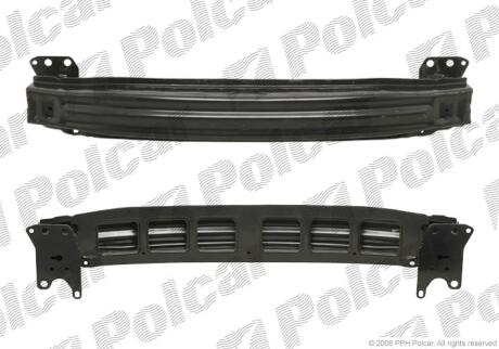 Підсилювач бампера Skoda FABIA, 2000-2007 691307-3 Polcar 6913073
