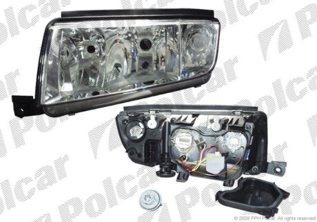Фара основна, SKODA FABIA, 00-07 Polcar 691310H