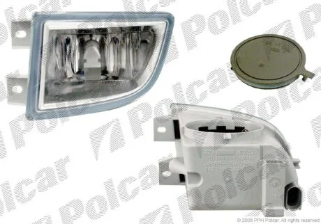Фара передня, SKODA FABIA, 00-07 Polcar 691330E