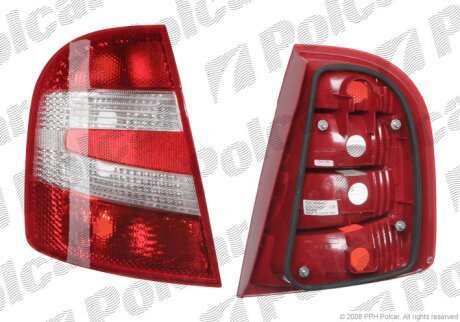 Ліхтар задній, SKODA FABIA, 00-07 Polcar 6913874E