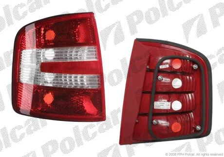 Ліхтар задній, SKODA FABIA, 00-07 Polcar 6913885E