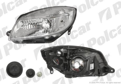 Фара основна FABIA II, 03.07- Polcar 6915100E
