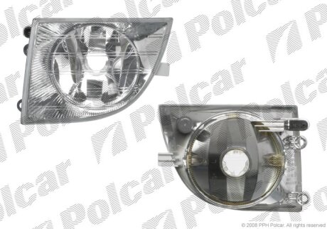 Фара передня, FABIA II, 03.07- Polcar 691529E
