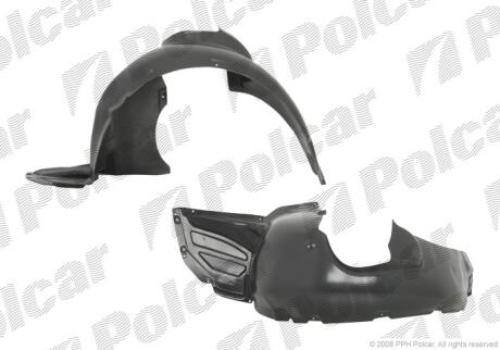 Підкрилок передній правий FABIA II, 03.07- Polcar 6915FP1