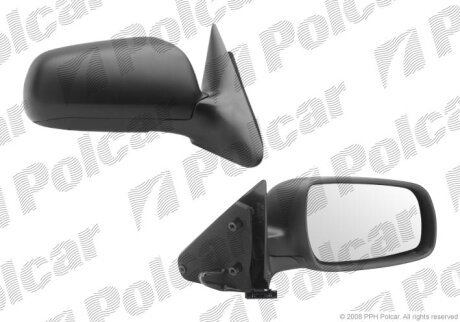 Дзеркало зовнішнє правий, SKODA OCTAVIA 98- Polcar 6920525M