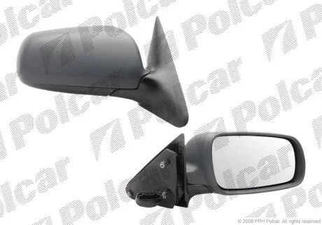 Дзеркало зовнішнє правий, SKODA OCTAVIA 96- Polcar 6920527M