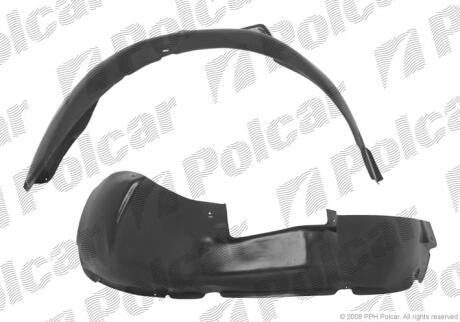Підкрилок передній правий Skoda Oсtavia 97- Polcar 6920FP1
