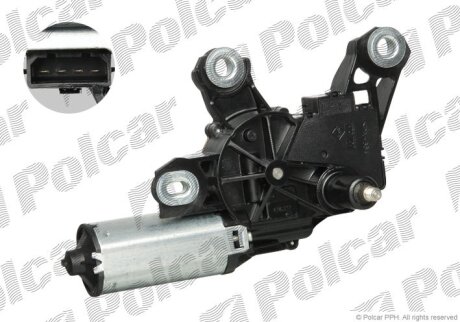 Моторчик склоочисника, SKODA OCTAVIA, 01- Polcar 6920SWT2