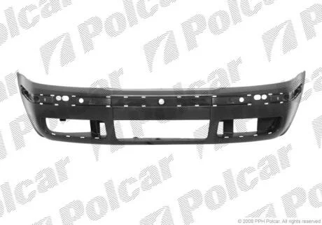 Бампер передній, SKODA OCTAVIA, 01- Polcar 6921077