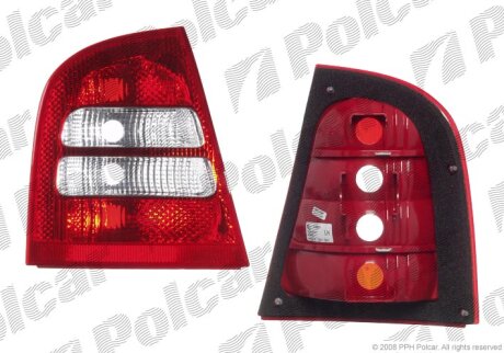 Ліхтар задній, SKODA OCTAVIA, 01- Polcar 692187E