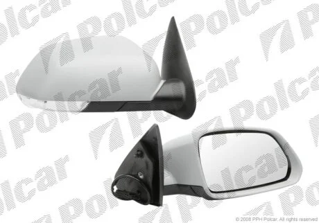 Дзеркало зовнішнє правий, SKOD.OCTAVIA II,05- Polcar 6922524M