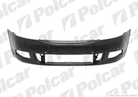 Бампер передній OCTAVIA II, 08- Polcar 6923071