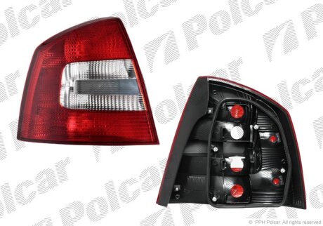 Ліхтар задній, OCTAVIA II, 08- Polcar 692387E