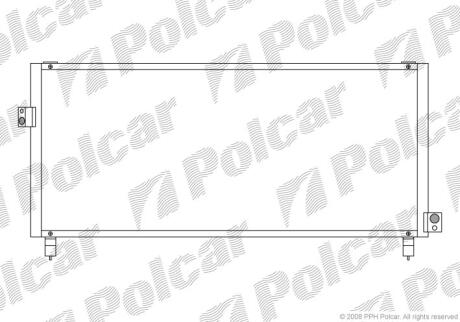 Радіатори кондиціонера Polcar 7211K8C1