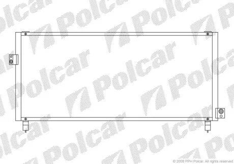 Радіатори кондиціонера Polcar 7211K8C1
