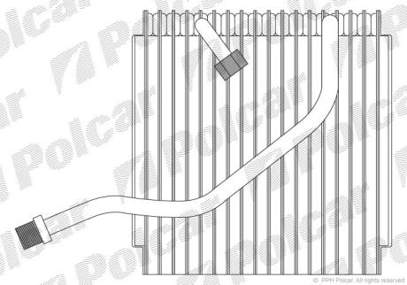 Випарник кондиціонера Polcar 7211P81
