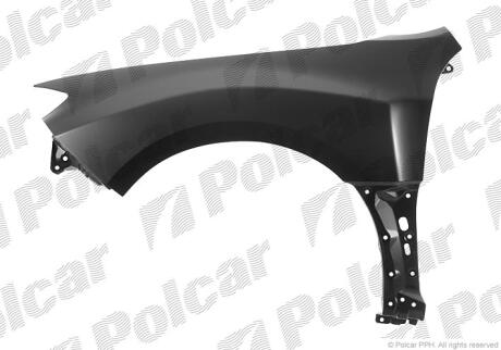 Крило переднє лівий IMPREZA, 09.07-12.11 Polcar 7215012