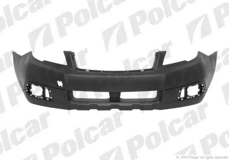 Бампер передній OUTBACK (BR), 09- Polcar 722807