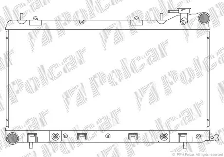 FORESTER 02--07 2.0 16V с горловиной без турбо Polcar 7241082