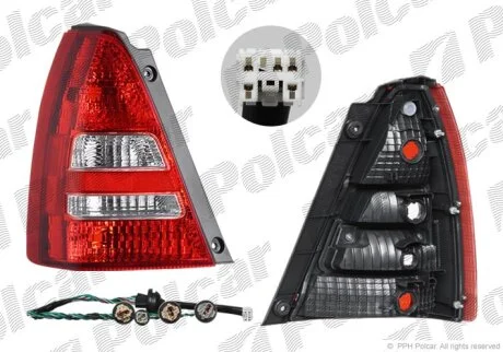 Ліхтар задній, FORESTER, 03- Polcar 724187