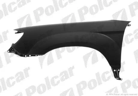 Крило переднє ліве Subaru Forester, 2005- 724201-1 Polcar 7242011