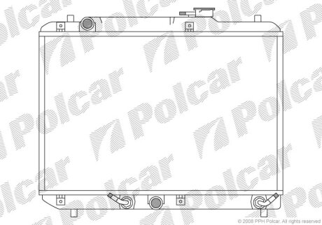 Радіатор охолодження, BALENO (EG), 03.95-1 Polcar 7412082