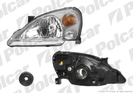 218-1127L-EM, 35320-54G20 ФАРА L Н4 ПОД ЭЛ. КОР. Polcar 741409E