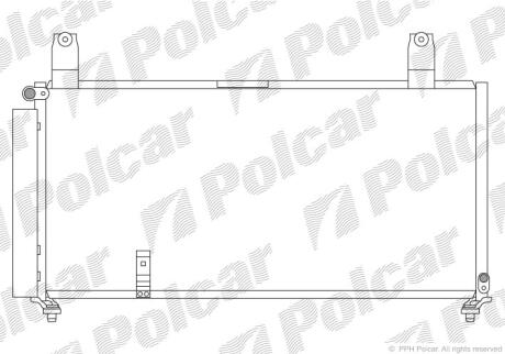 Радіатори кондиціонера Polcar 7414K8C1