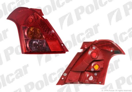 Ліхтар задній, SWIFT, 05-10 Polcar 7423872E