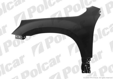 Крило переднє ліве Suzuki GRAND VITARA, 2005- Polcar 742601