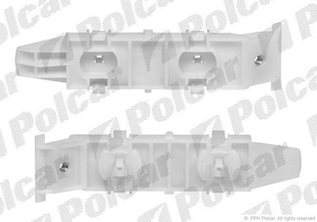 Кронштейн бампера GRAND VITARA, 05- Polcar 7426075