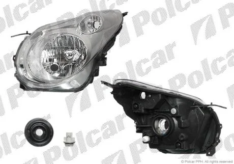 Фара основна, ALTO, 09.09- Polcar 743109E
