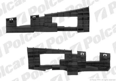 Кронштейн бампера правий Polcar 8012078