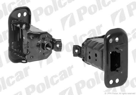 Кронштейн підсилювача переднього бампера правий YARIS, 01.06- Polcar 8105078