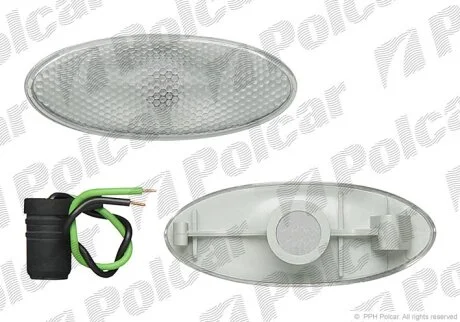Вказівник повороту бічний, YARIS, 01.06- Polcar 8105196E