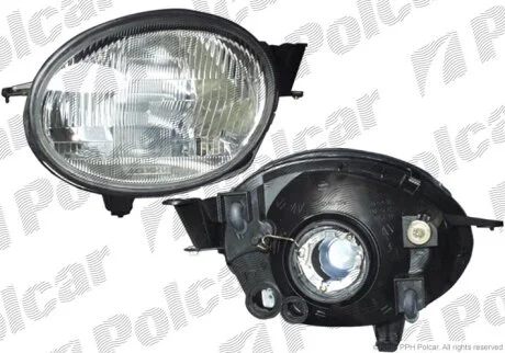 212-1183R-LD-EM, 81110-1E370, 81110-1E420 ФАРА R Н4 ПОД ЭЛ. КОР. Polcar 8112102E
