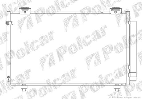 Радіатори кондиціонера Polcar 8115K8C1