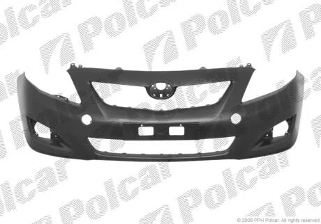 Бампер передній Toyota Corolla, 2007- Polcar 811707