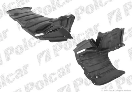 Захист під двигун правий Polcar 8122346