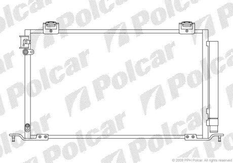 Радіатори кондиціонера Polcar 8125K8C1