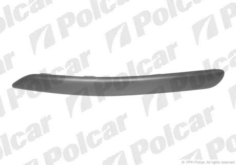 Молдинг бампера правий Polcar 8126076