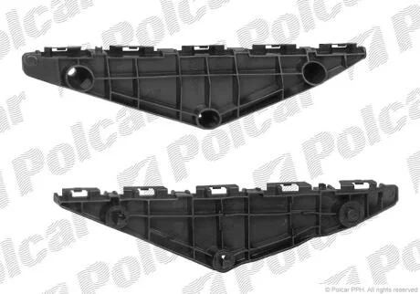 Кронштейн бампера правий AVENSIS, 10.08- Polcar 8127078